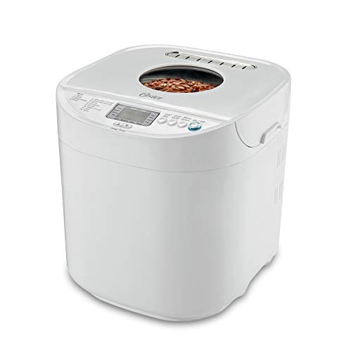 Oster Expressbake Breadmaker ، 2 رطل. سعة الرغيف ، 2 رطل ، أبيض / عاجي Oster Expressbake Breadmaker ، 2 رطل. سعة الرغيف ، 2 رطل ، أبيض / عاجي