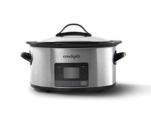 Crock-pot 2137020 MyTime Technology ، 6-Quart Programmable Slow Cooker ، الفولاذ المقاوم للصدأ