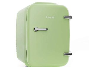 ثلاجة صغيرة CAYNEL محمولة تعمل بالكهرباء الحرارية 4 لتر مبرد وتدفئة للعناية بالبشرة ، ثلاجة تجميل صديقة للبيئة للأطعمة والأدوية ومستحضرات التجميل وحليب الثدي والأدوية المنزلية والسفر