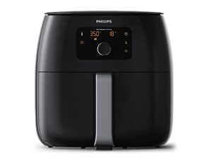 Philips Airfryer حجم XXL مع تقنية إزالة الدهون ، 3 أرطال / 7Qt ، أسود ، HD9650 / 96