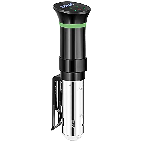 آلات Sous Vide ، طباخ Sous Vide ، دعامات غاطسة ، طباخ دقيق ، مع الوصفة ، التحكم في درجة الحرارة والوقت بالشاشة الرقمية ، 1000W آلات Sous Vide ، طباخ Sous Vide ، دعامات غاطسة ، طباخ دقيق ، مع الوصفة ، التحكم في درجة الحرارة والوقت بالشاشة الرقمية ، 1000W