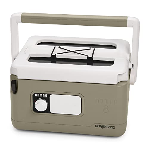 برستو 06012 Nomad 8-quart Travelling Slow Cooker، Tan برستو 06012 Nomad 8-quart Travelling Slow Cooker، Tan