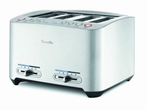 Breville BTA840XL Die-Cast 4-Slice Smart Toaster، Stainless Steel