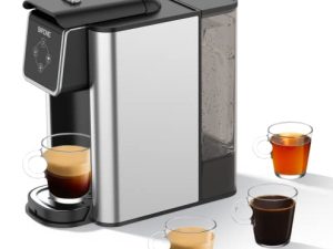 ماكينة تحضير القهوة من SIFENE ، ماكينة صنع القهوة 3 في 1 لكبسولات K-Cup ، ماكينة تحضير القهوة المطحونة ، ماكينة صنع الشاي بالأوراق ، كوب من 6 إلى 10 أونصات ، خزان ماء قابل للإزالة 50 أونصة