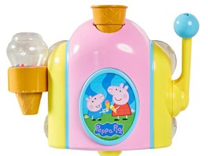 لعبة حمام Toomies Peppa Pig Bubble Ice Cream من Tomy Bath Time Peppa Pig مع عمل مضخة منتجة للرغوة - 18 مليون +