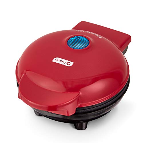 ماكينة شواء محمولة DASH Mini Maker + آلة ضغط بانيني للبرغر أو السندويشات أو الدجاج + وجبات أخرى أثناء التنقل ، الإفطار أو الغداء أو الوجبات الخفيفة مع دليل الوصفات - أحمر ماكينة شواء محمولة DASH Mini Maker + آلة ضغط بانيني للبرغر أو السندويشات أو الدجاج + وجبات أخرى أثناء التنقل ، الإفطار أو الغداء أو الوجبات الخفيفة مع دليل الوصفات - أحمر