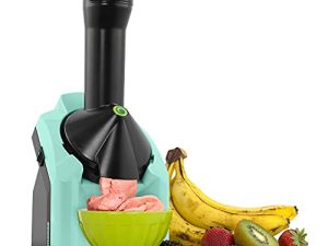 Yonanas 902MN صانعة حلويات كلاسيكية نباتية غير الألبان والفواكه المجمدة ، خالية من BPA ، تتضمن 36 وصفة ، 200 واط ، نعناع
