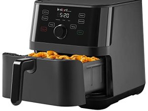 كومبو فرن Vortex 5.7QT Air Fryer ، من صانعي القدر الفوري ، برامج طهي ذكية قابلة للتخصيص ، شاشة لمس رقمية ، سلة غير لاصقة وآمنة للغسل في غسالة الأطباق ، تطبيق يحتوي على أكثر من 100 وصفة