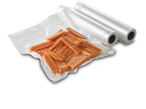 FoodSaver 11 "x 16" لفات ختم مفرغة الهواء مع بنية متعددة الطبقات خالية من BPA لحفظ الطعام ، عبوتان