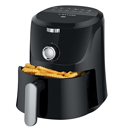 LATURE 4.2 QT Air Fryer Oven Cooker مع درجة الحرارة والتحكم في الوقت وغسالة الصحون سلة غير لاصقة 6 إعدادات للطهي مسبقًا معتمدة من CE باللون الأسود (مقبض أسود) LATURE 4.2 QT Air Fryer Oven Cooker مع درجة الحرارة والتحكم في الوقت وغسالة الصحون سلة غير لاصقة 6 إعدادات للطهي مسبقًا معتمدة من CE باللون الأسود (مقبض أسود)