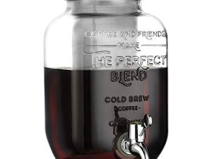 Godinger Cold Brew صانع القهوة ، موزع قهوة مثلج - 1 جالون (3.78 لتر)