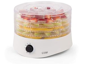 مجفف الطعام الشيف التجاري ، مجفف الطعام والمتشنج ، مجفف التجميد ، CCD100W6 ، 280 واط ، أبيض