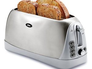 أوستر Long Slot 4-Slice Toaster، Stainless Steel (TSSTTR6330-NP)