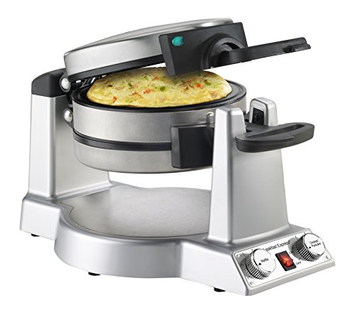 Cuisinart WAF-B50 Breakfast Express صانع الوافل / العجة ، من الفولاذ المقاوم للصدأ Cuisinart WAF-B50 Breakfast Express صانع الوافل / العجة ، من الفولاذ المقاوم للصدأ