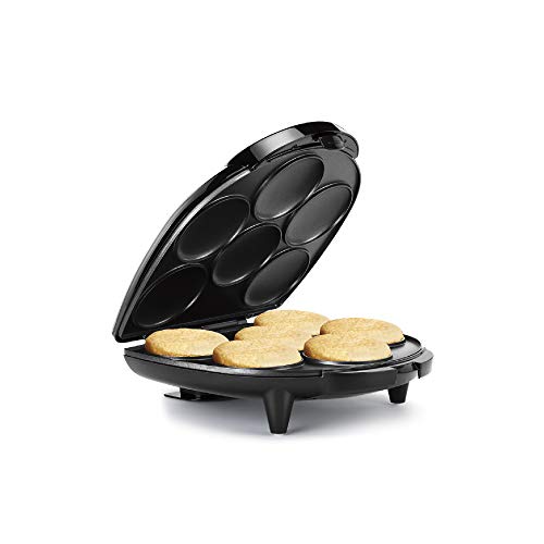 Holstein Housewares Non-Stick 6-Section Multi-Food Maker - Arepas، Mini Pancakes، Corncakes and More، 6-PC، Black Holstein Housewares Non-Stick 6-Section Multi-Food Maker - Arepas، Mini Pancakes، Corncakes and More، 6-PC، Black