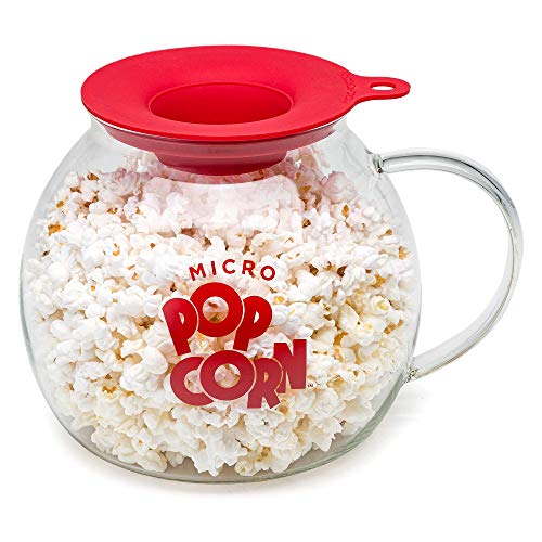 إيكولوشن EKPCM-0025 مايكرو بوب بوبر ، آلة صنع الفشار بالميكروويف الزجاجي مع غطاء مزدوج الوظائف ، 3 Qt إيكولوشن EKPCM-0025 مايكرو بوب بوبر ، آلة صنع الفشار بالميكروويف الزجاجي مع غطاء مزدوج الوظائف ، 3 Qt