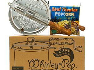 مجموعة Whirley-Pop Popper الأصلية - تروس نايلون - فضي - مجموعة تفرقع شاملة واحدة لمسرح حقيقي