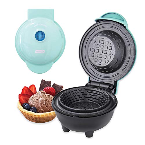 DASH Mini Waffle Bowl Maker للفطور ، وأوعية البوريتو ، والآيس كريم والحلويات الحلوة الأخرى ، ودليل الوصفات متضمن - أكوا DASH Mini Waffle Bowl Maker للفطور ، وأوعية البوريتو ، والآيس كريم والحلويات الحلوة الأخرى ، ودليل الوصفات متضمن - أكوا